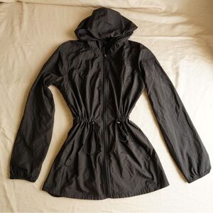 Gaiam Cinch Waist Anarak Zip Up Jacket